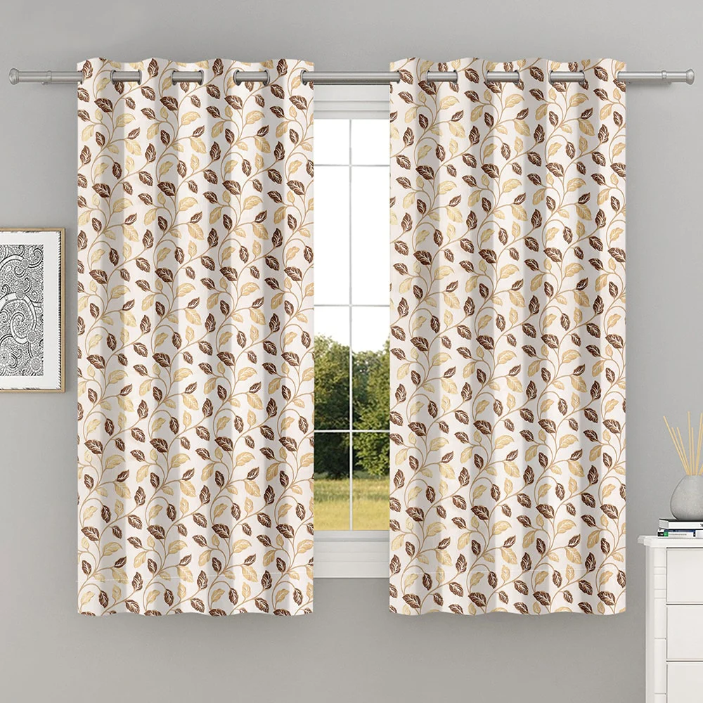 Shanplus Capricon Windows Curtain (Coffee) 112 x 150 cm