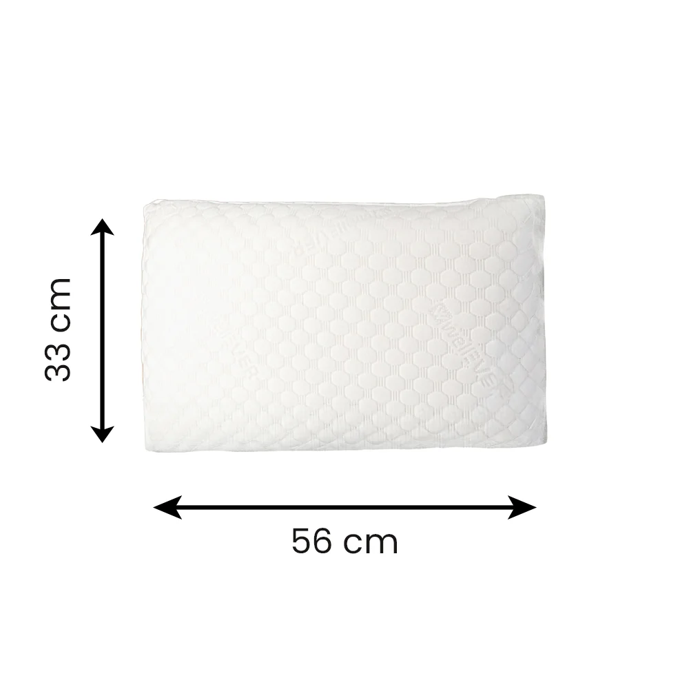 Wellever Memory Foam Regular Shape Pillow - 56x33 cm