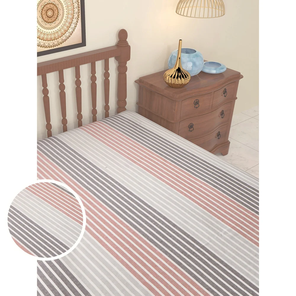 Athom Living Cotton Chaddar Single Summer Stripes (CHB) - 145x224 cm
