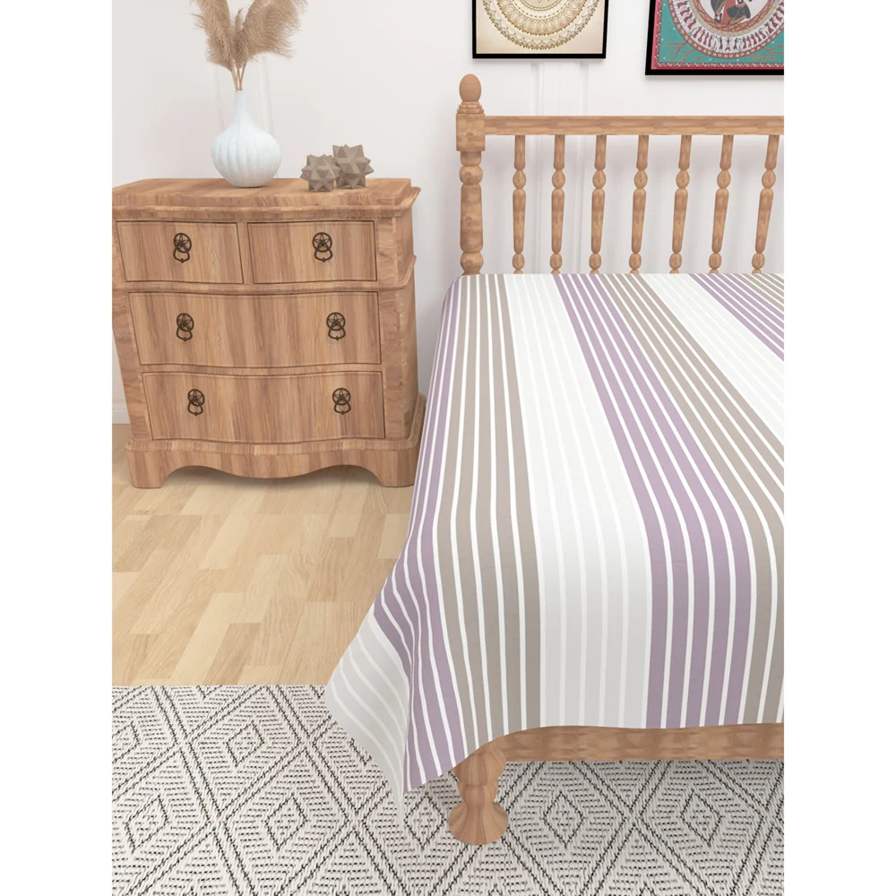 Athom Living Cotton Chaddar Single Summer Stripes (CHC) - 145x224 cm