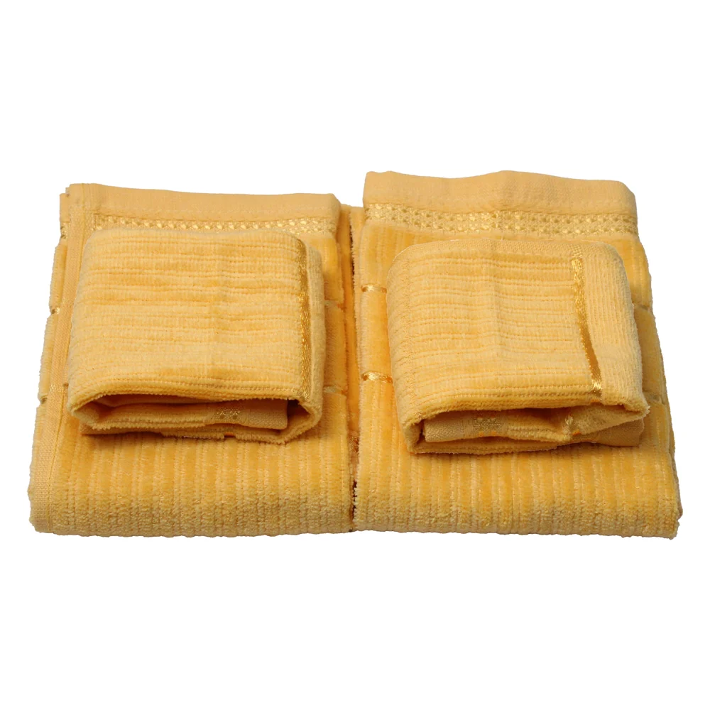 EW Merry Towels Combo 400 GSM - Golden Yellow