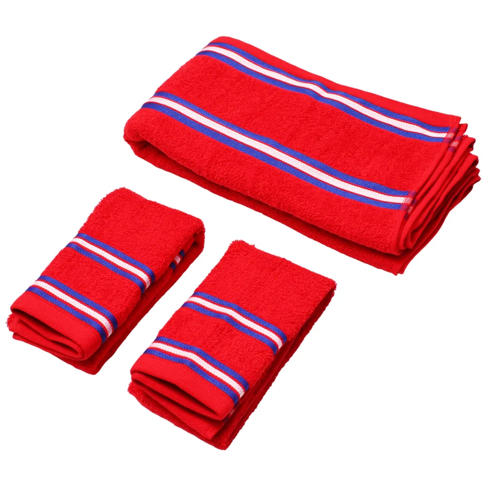 EW Towel Combo 400GSM (Maroon) - 1 Bath Towel + 2 Hand Towels