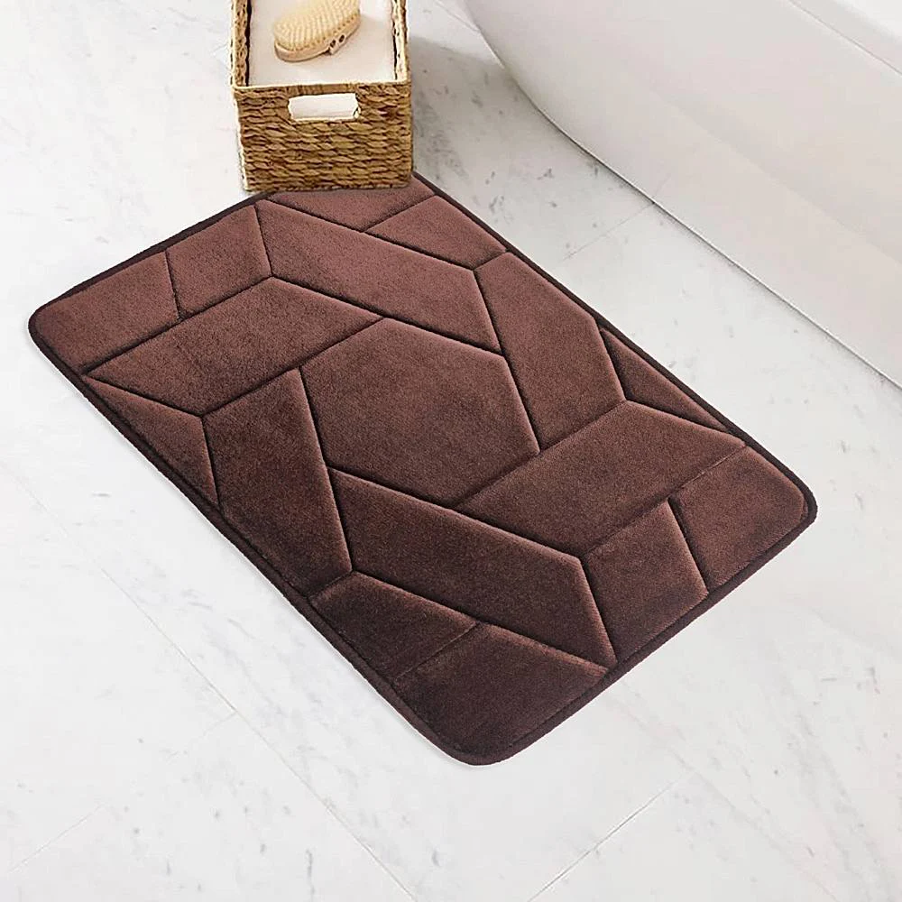Elegant Weavers Foam Door Mat (Brown) - 38x58 cm