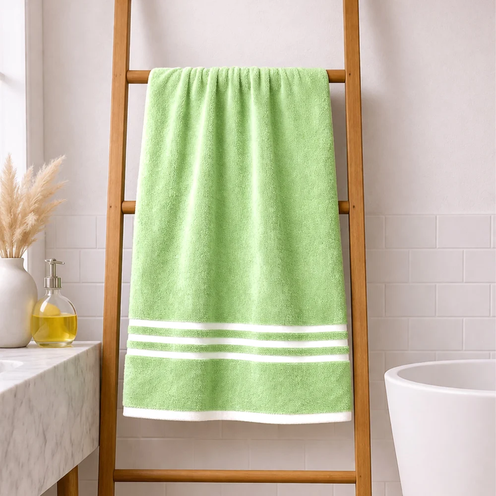 Layers Tuscany 100% Cotton Bath Towel 380 GSM (Sage) - 70 x 150 cm