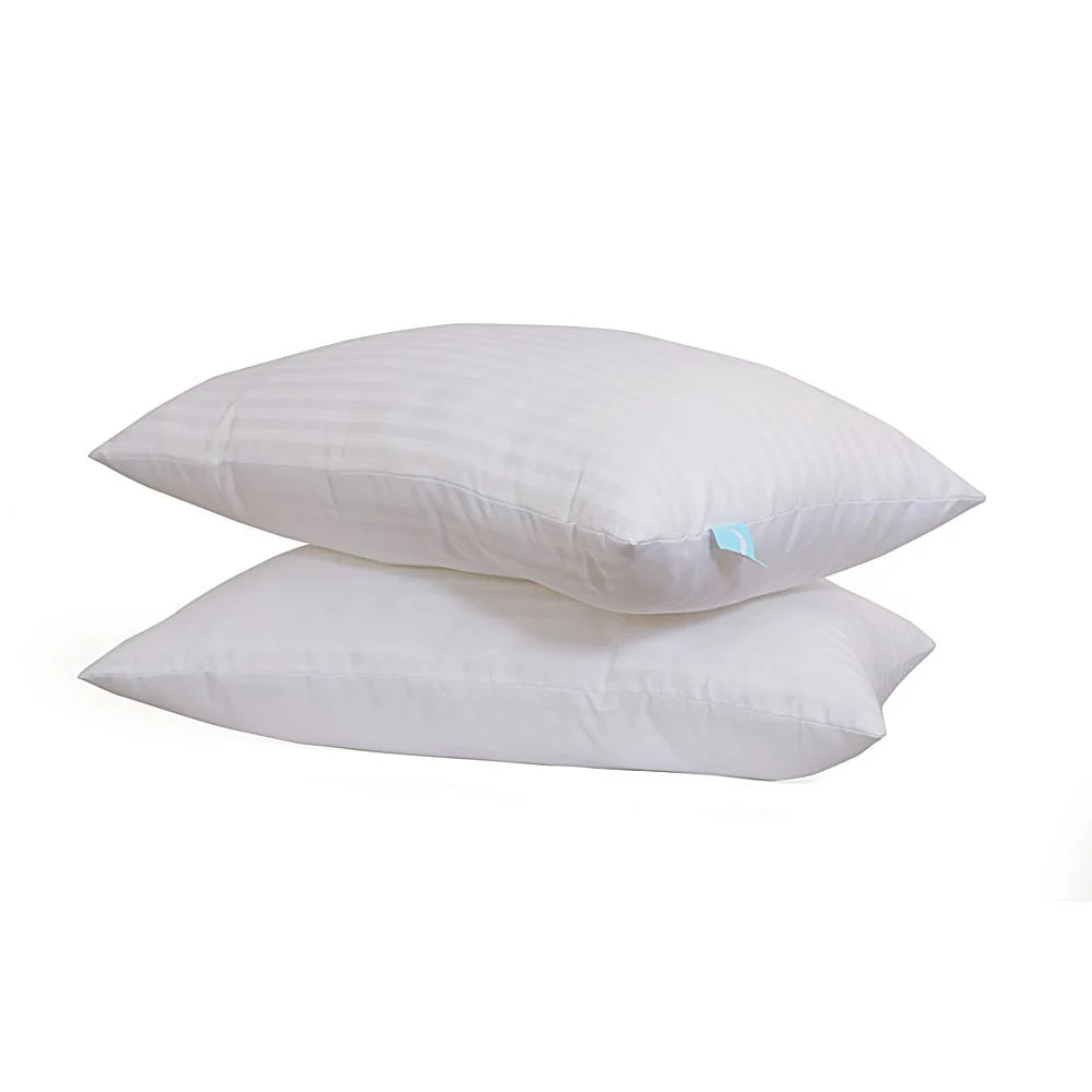 Shubh Ratri Fiber Pillow (White) 43 × 69 cm - Pack of 2