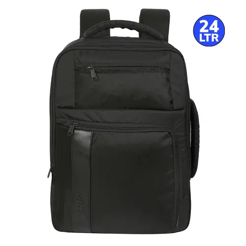 F Gear Spartan Executive Laptop Backpack (Black) - 24 L
