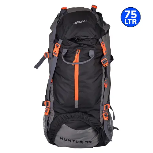 F Gear Hunter Rucksack (Black & Grey) - 75 L