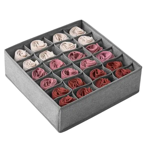 Double R Bags Foldable Garment Drawer Organiser - 32x32x10 cm