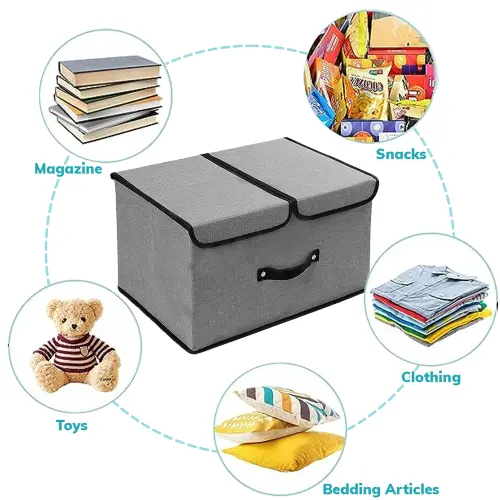 Double R Bags Large Foldable Storage Organiser - 42 x30x25 cm
