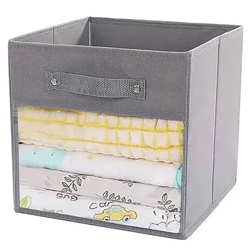 Double R Bags Kids Toys Shelf Transparent Organiser - 26.7x26.7x 26.7 cm