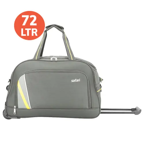 Safari Binary 67 RDFL Rolling Duffle Bag (Grey) - 72 L
