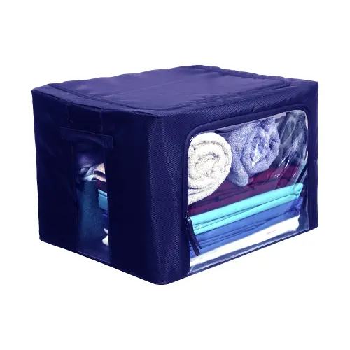 Ecosac Garment Storage Organiser (Navy Blue) - 49x39x33 cm