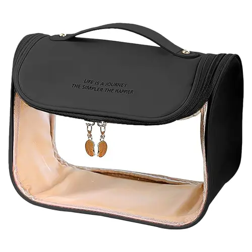 Cortina Hooking Cosmetic Organiser Bag - Black