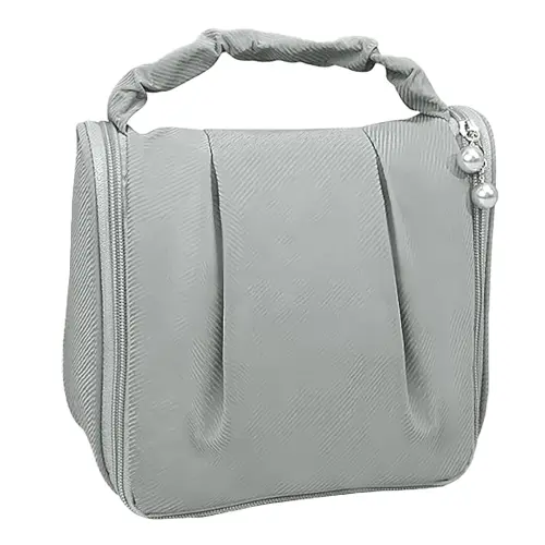 Cortina Travel Cosmetic Organiser Bag - Light Grey