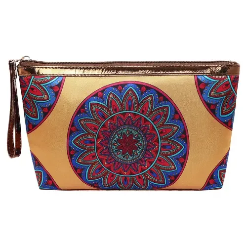 Sabhyata Mandala Design SP2-07 Multipurpose Pouch (Yellow)