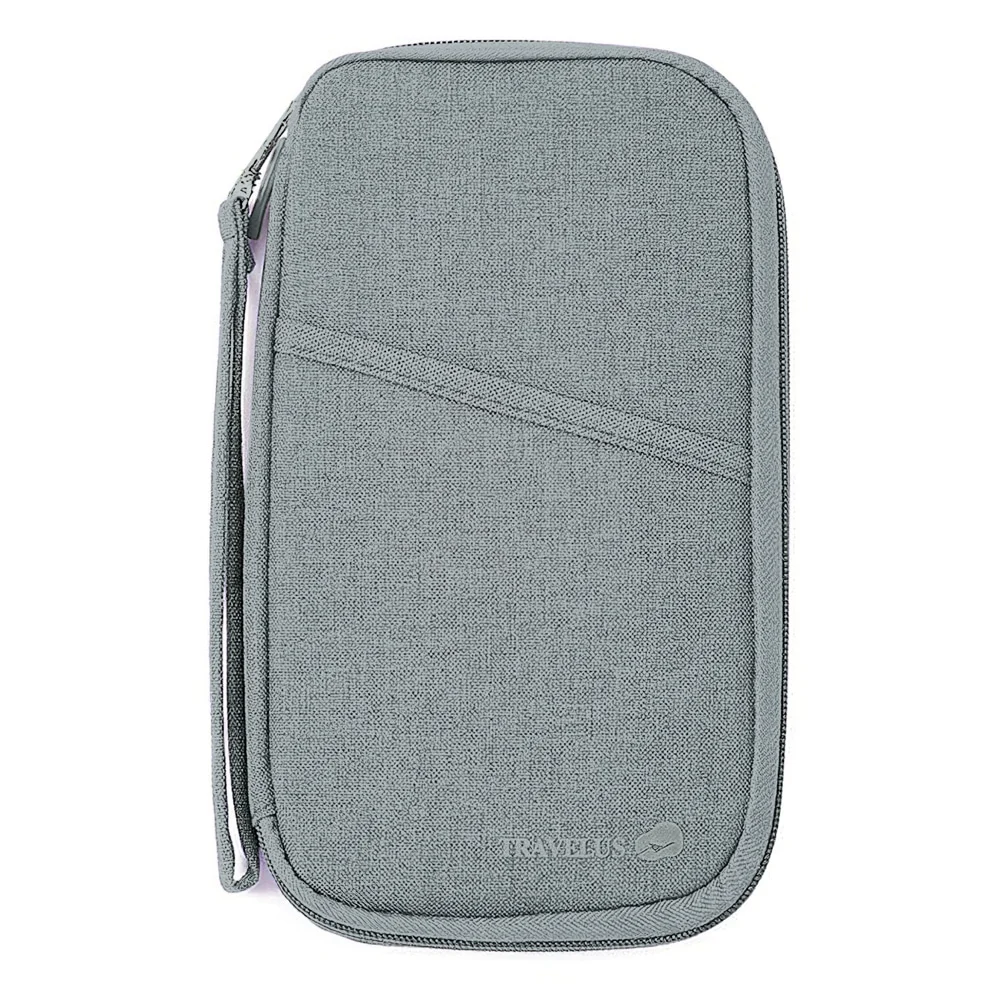 Cortina Travel Document Organiser Pouch - Grey