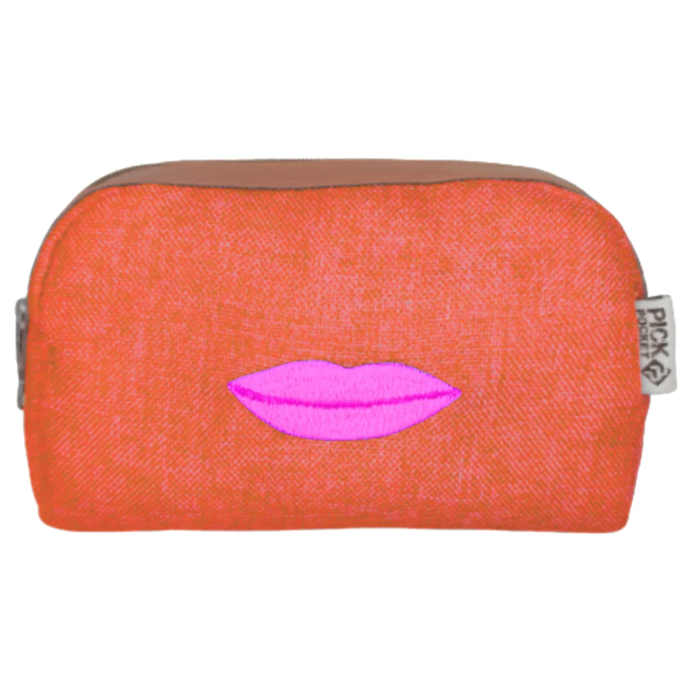 Pick Pocket Polyester Cosmetic Organiser - Orange
