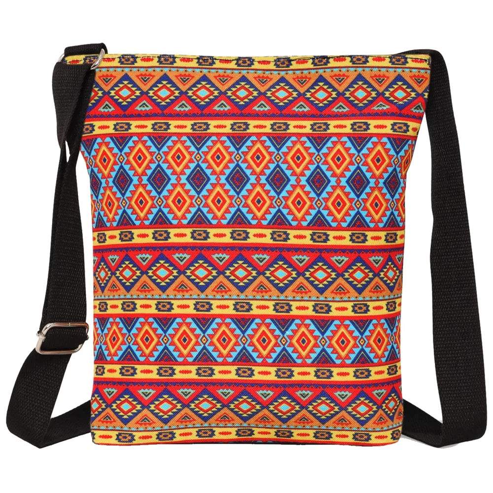 Sabhyata Aztec Design Sling Bag (SS06-02) - Red
