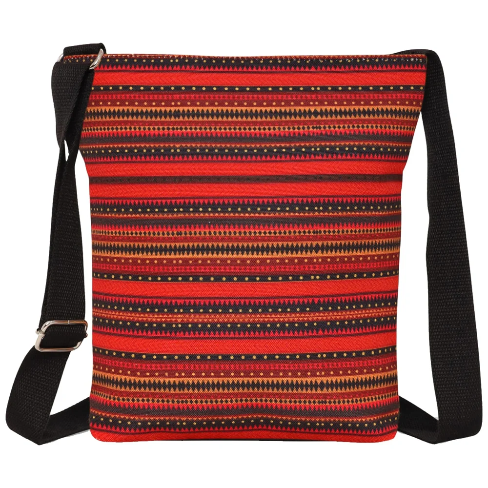 Sabhyata African Tribal Design Sling Bag (SS06-05) - Black