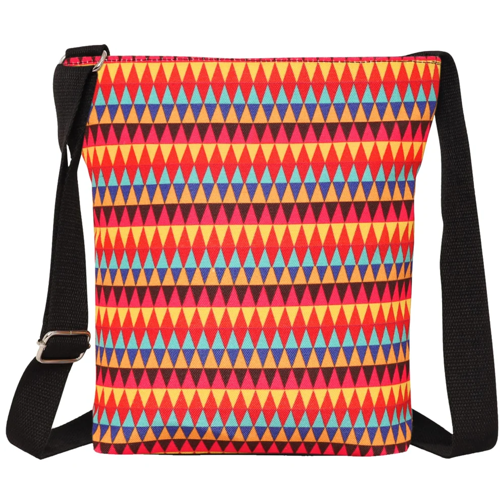 Sabhyata Geometric 2 Design Sling Bag (SS06-13) - Red