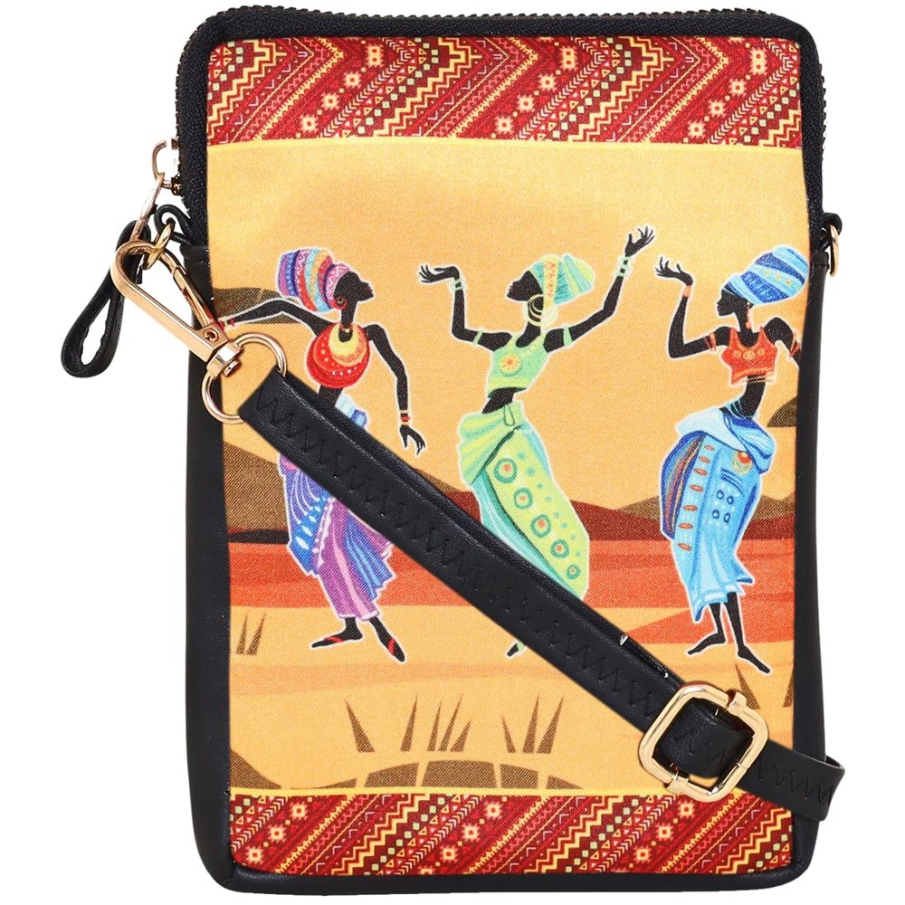 Sabhyata Masai Lady Design Sling Bag (SM02-06) - Yellow