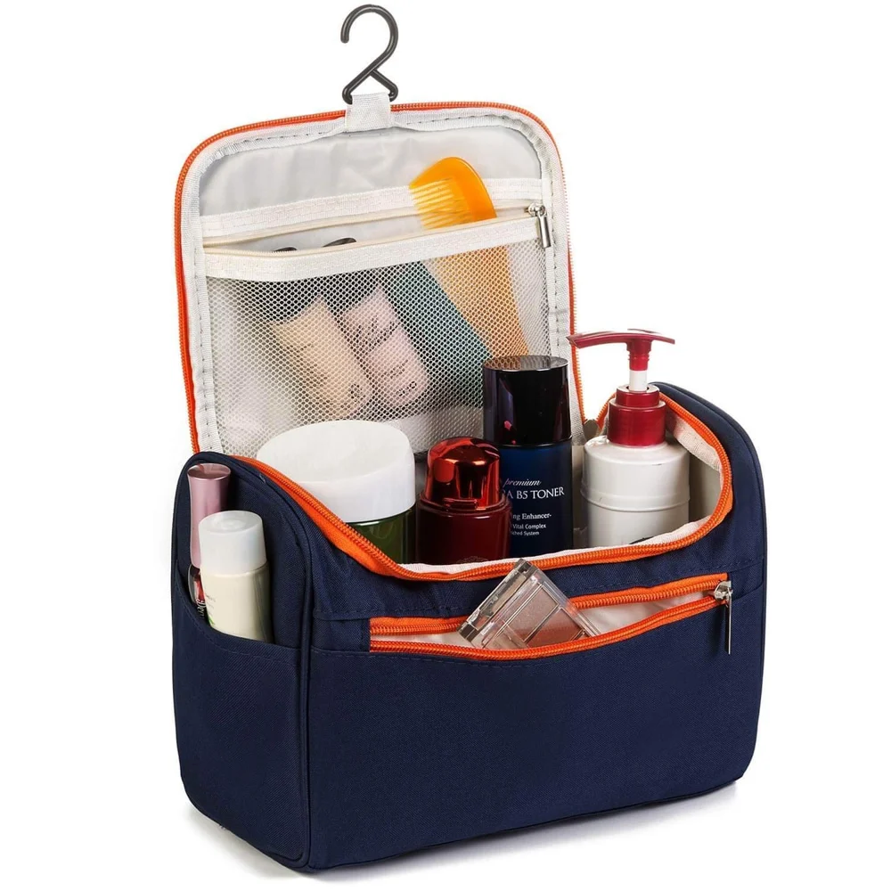 JB Homes Hanging Toiletry Bag - Navy Blue