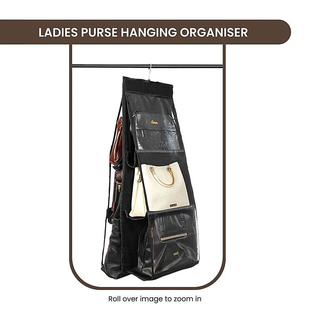 Ecosac Ladies Purse Hanging Organiser - Black