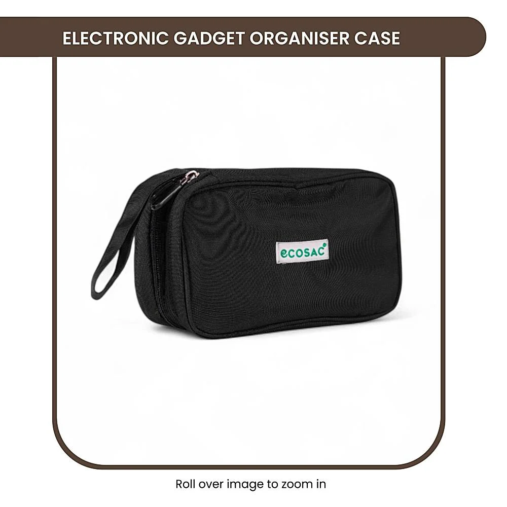 Ecosac Mobile Accessories Organiser Pouch - Black