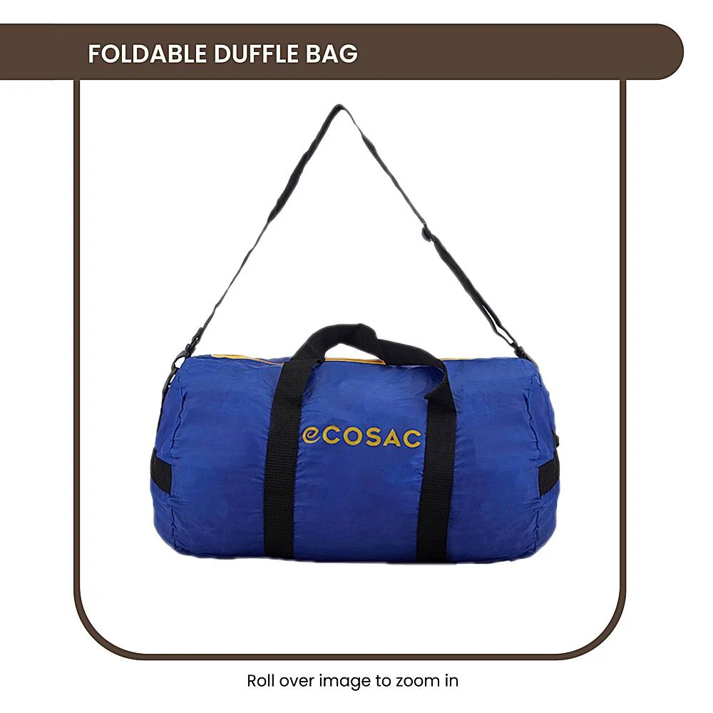 Ecosac Foldable Duffle Bag - Royal Blue