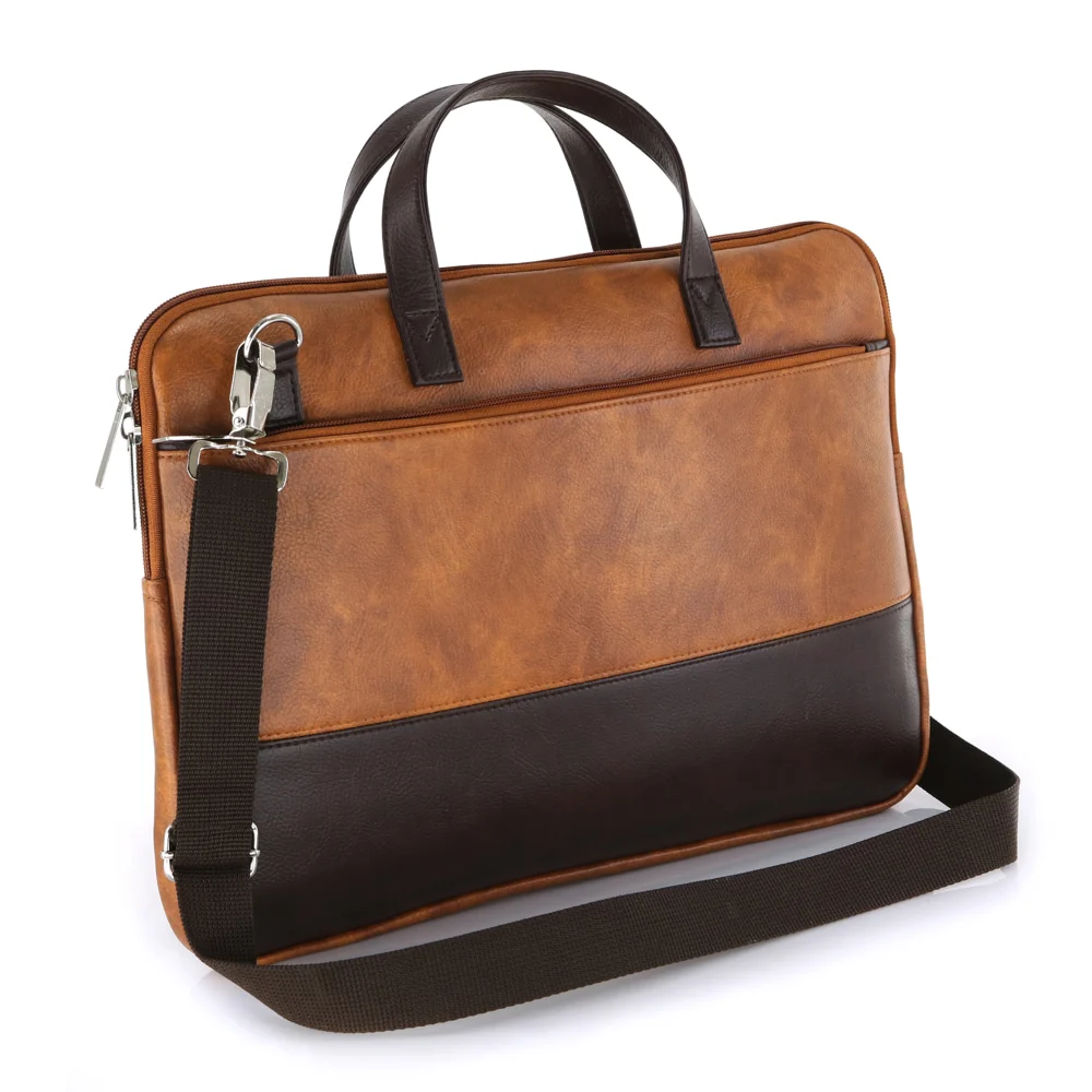 Gilmore Oak Laptop Bag - Tan (60198)