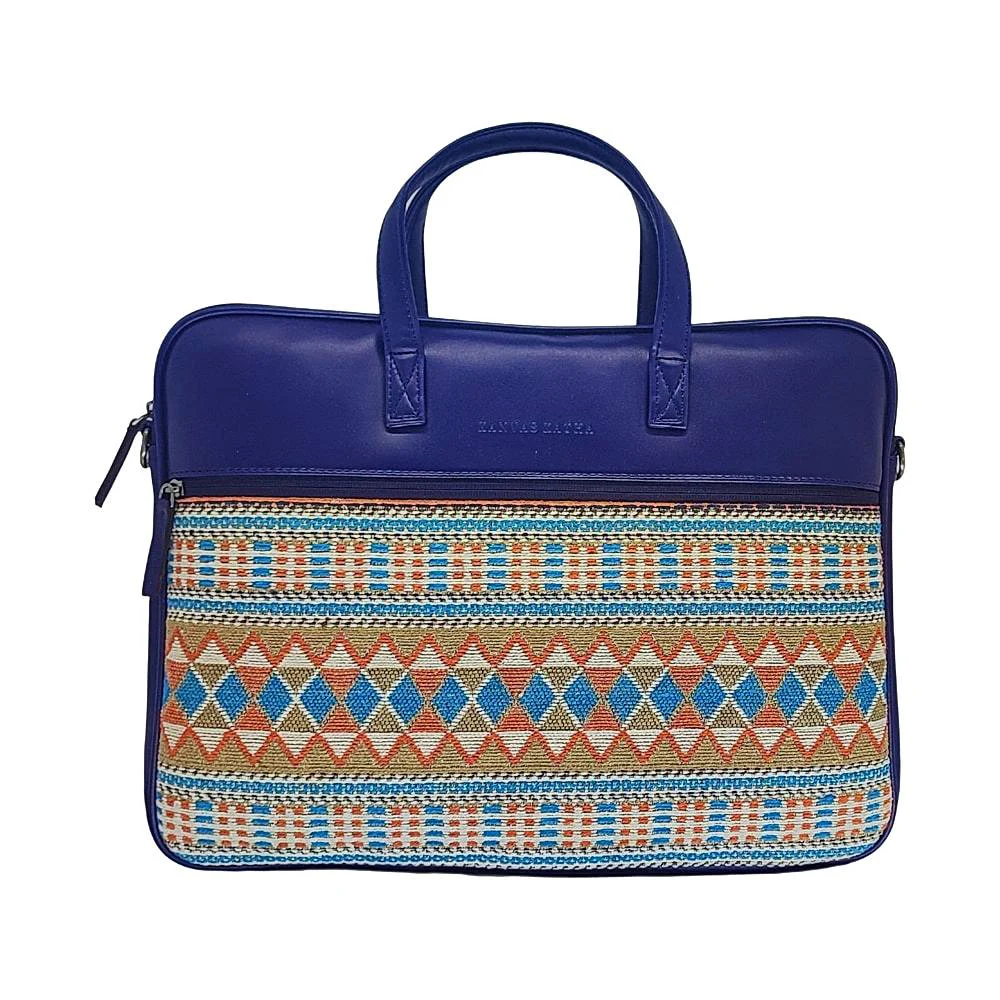 Kanvas Katha Laptop Bag (KKJLB007) - Multicolor