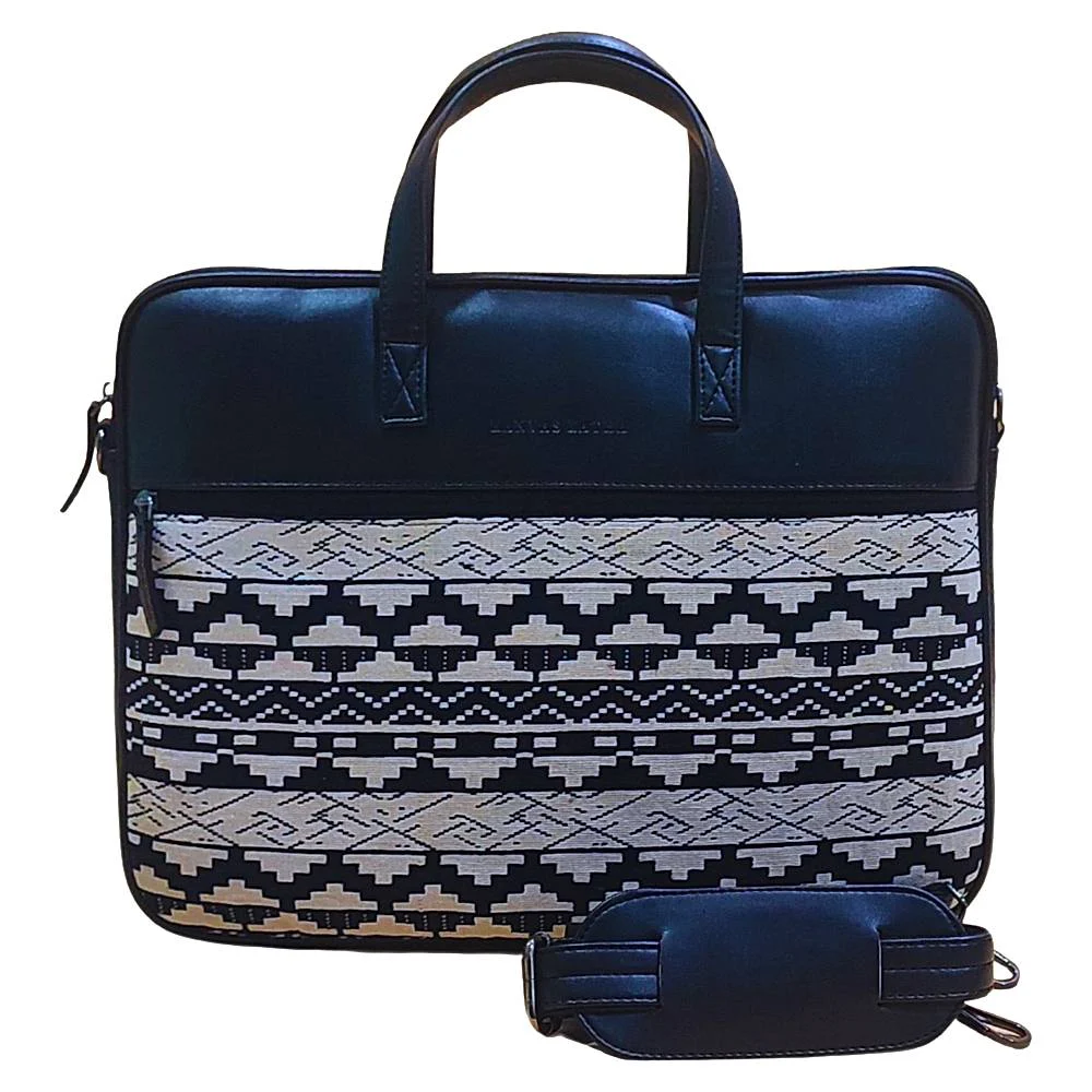 Kanvas Katha Laptop Bag (KKJLB011) - Black