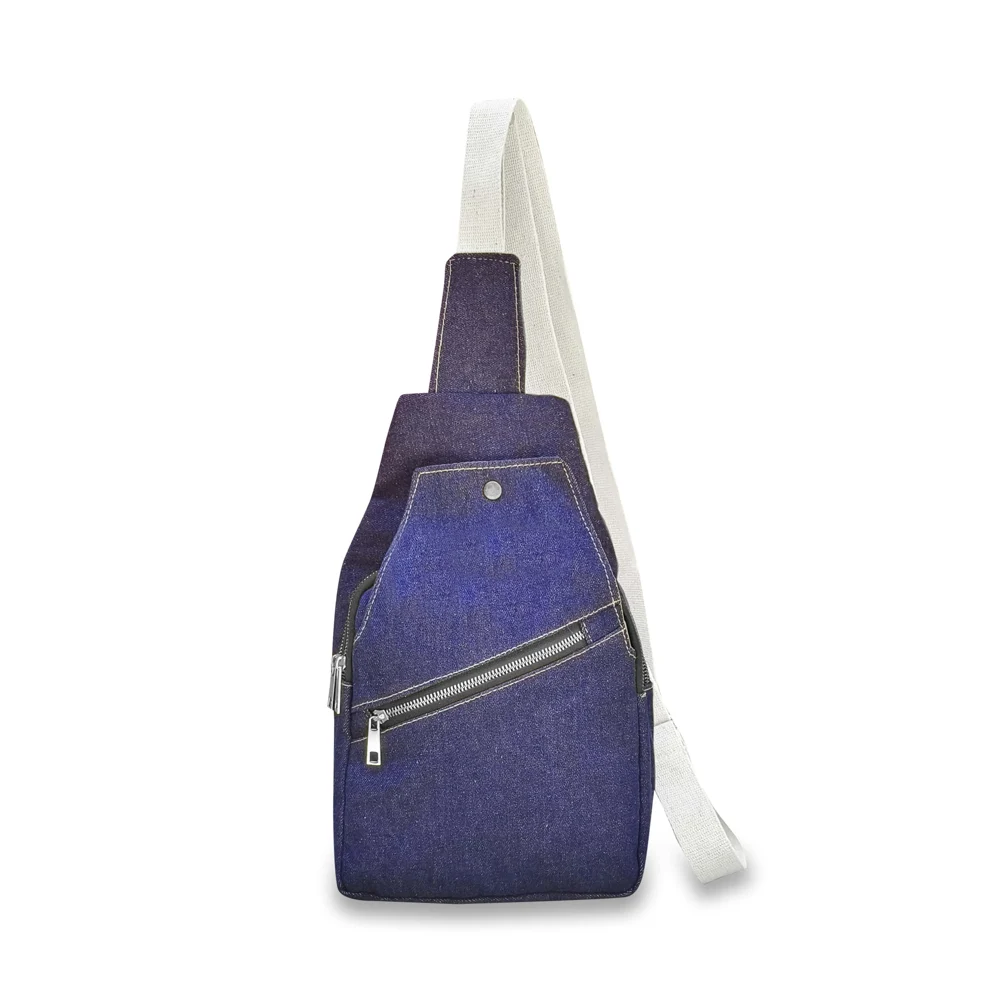 The Purani Jeans Crossbody Sling Cum Backpack - Blue