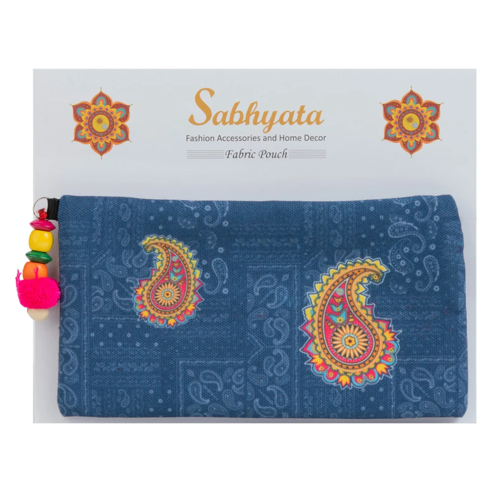Sabhyata Turkish Paisley Design Pouch SP11-17 Multicolour