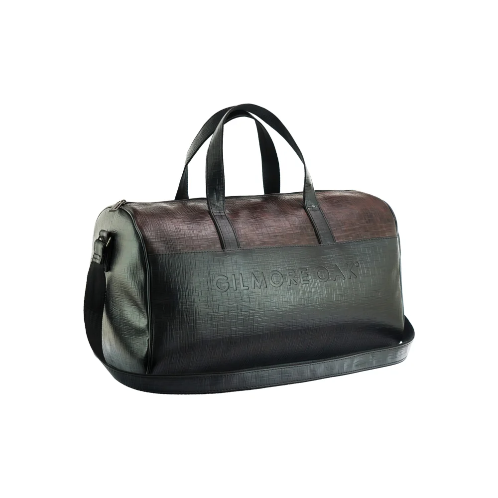 Gilmore Oak Duffle Bag - Black/Brown (TVL6656)