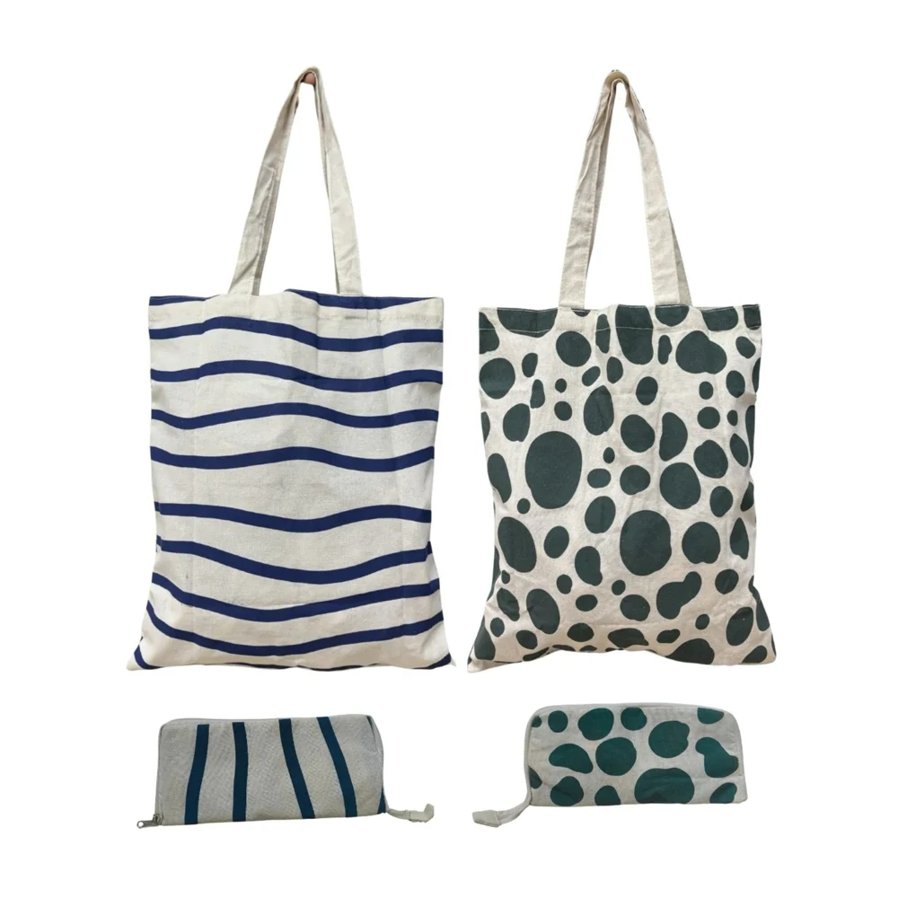 Go Green Foldable Carry Bag (CB08/3-7) Set Of 2