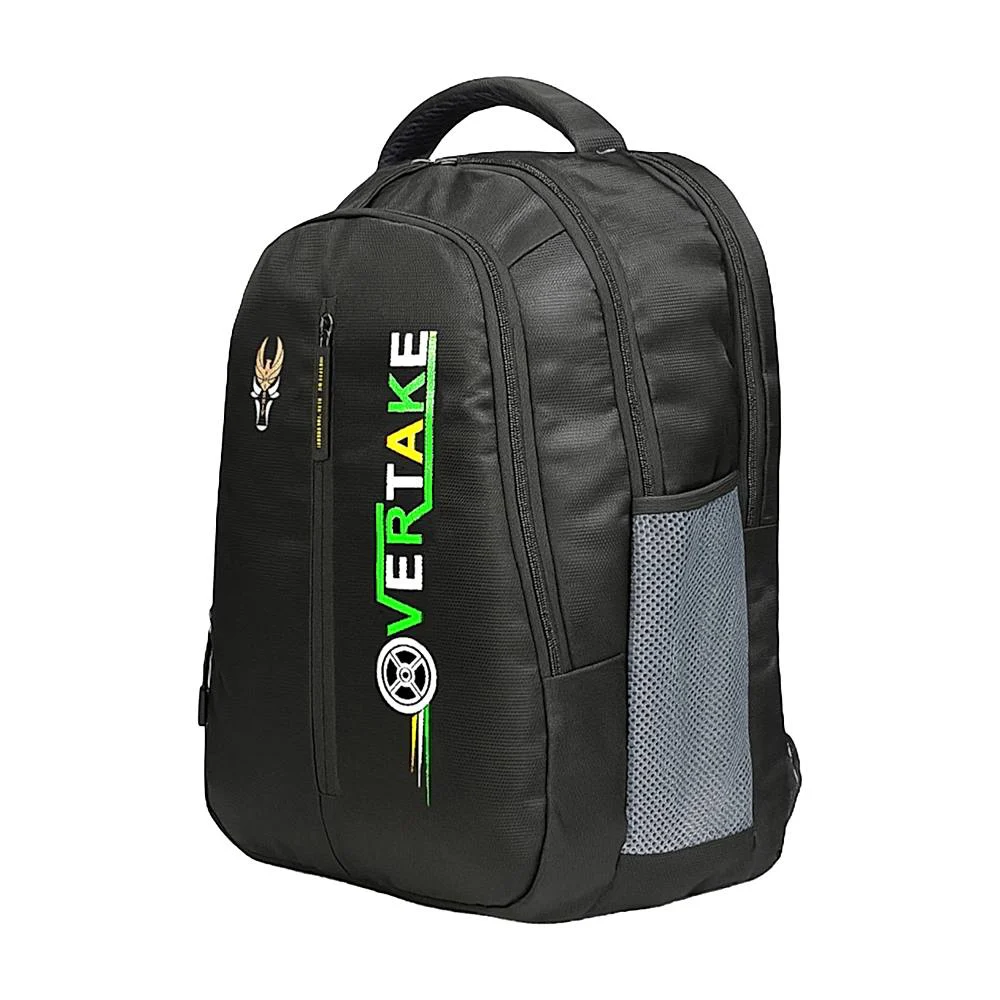 Krishiv Overtake Laptop Backpack (Black) 38 L