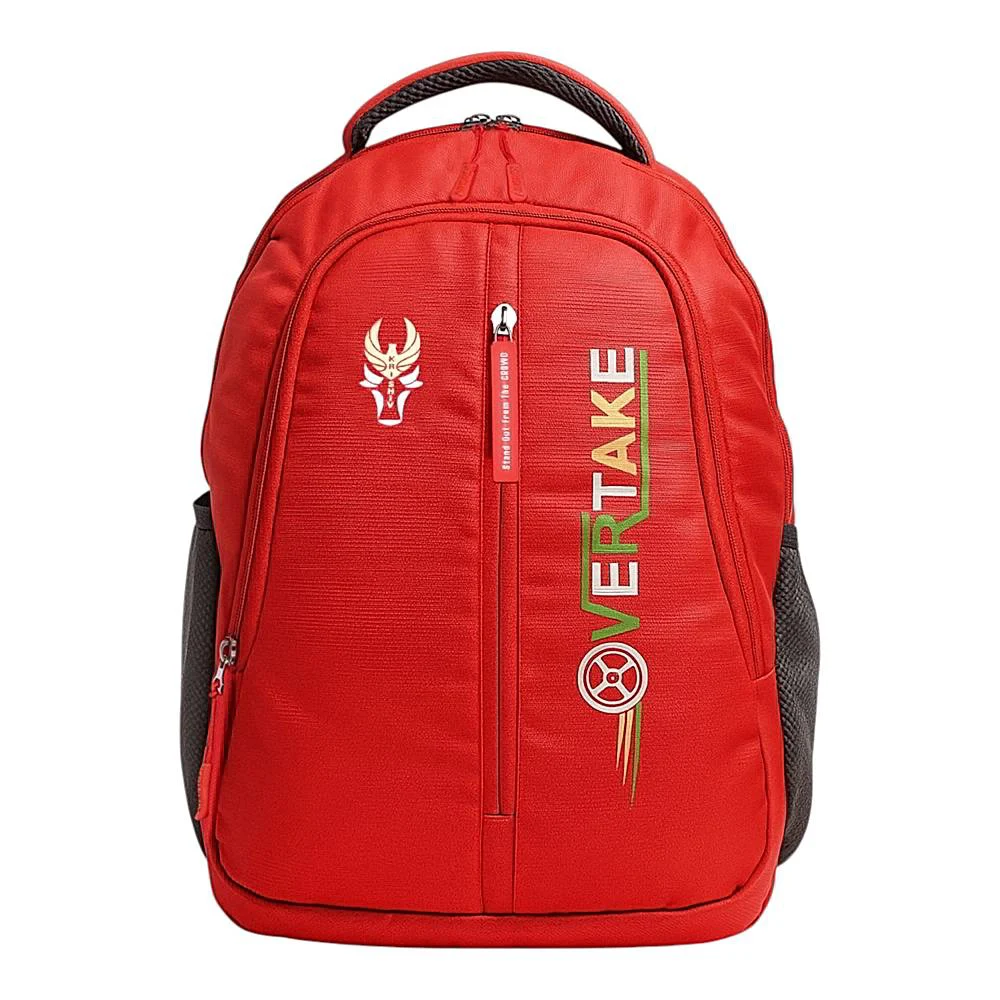 Krishiv Overtake Laptop Backpack (Red) 38 L