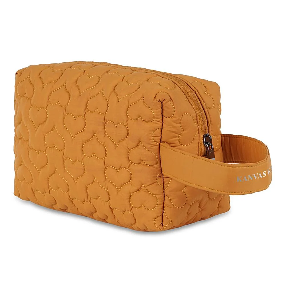 Kanvas Katha Vanity Pouch (KKCP001) Mustard