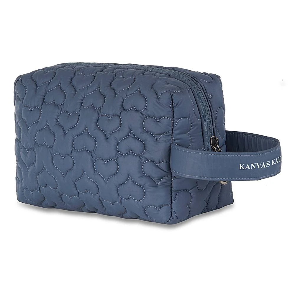 Kanvas Katha Vanity Pouch (KKCP011) Grey