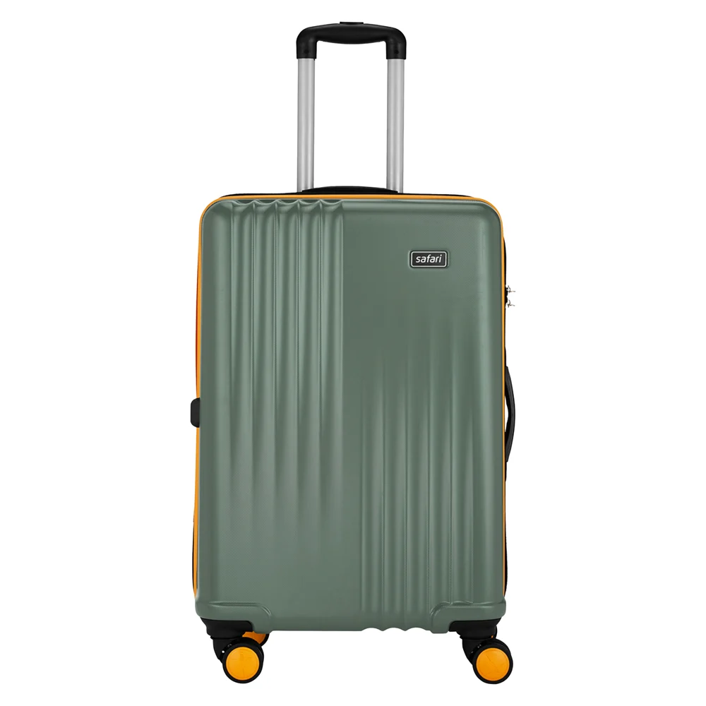Safari City Miles 79 Trolley Bag 4 Wheel - (Thyme Green)