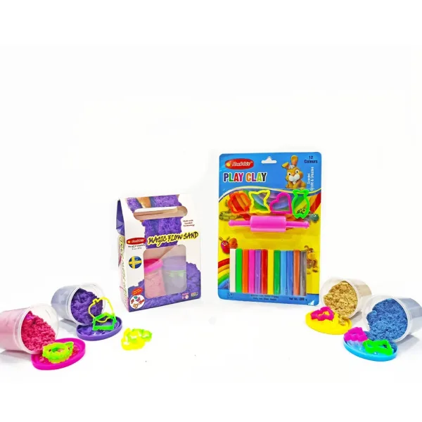 Rabbit Magic Flow Sand & Play Clay Gift Pack
