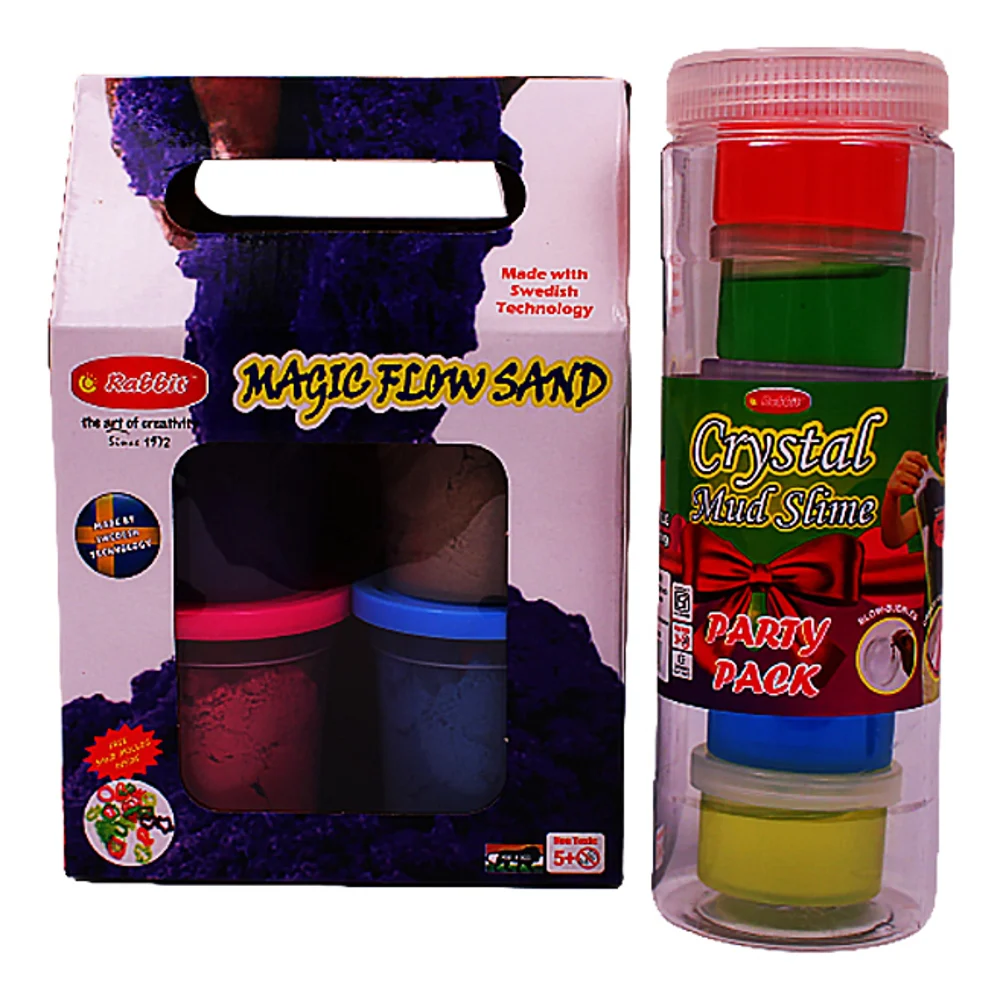 Rabbit Sand and Slime Party Gift Pack