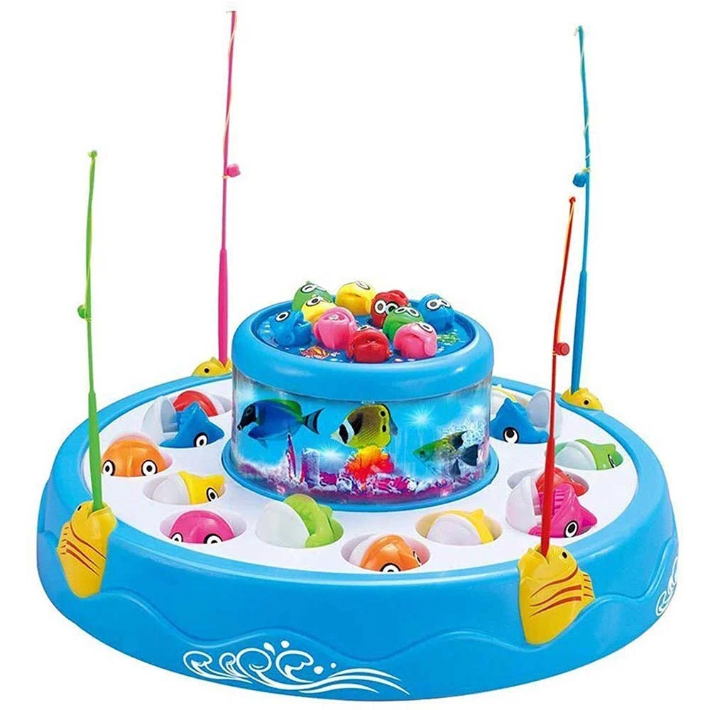Toyshine Fish Catching Game With 26 Fishes and 4 Pods - Multicolour
