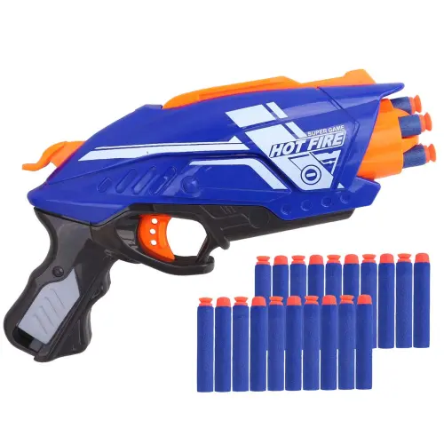 Toyshine Gizmo Foam Blaster Gun Toy 20 Bullets - Multicolour