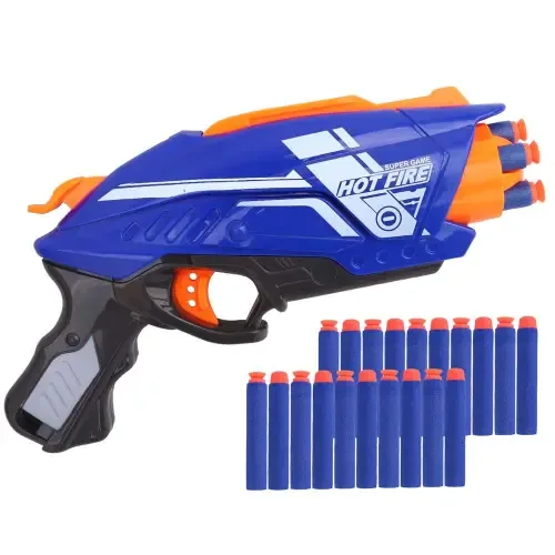 Toyshine Gizmo Foam Blaster Gun Toy 20 Bullets - Multicolour