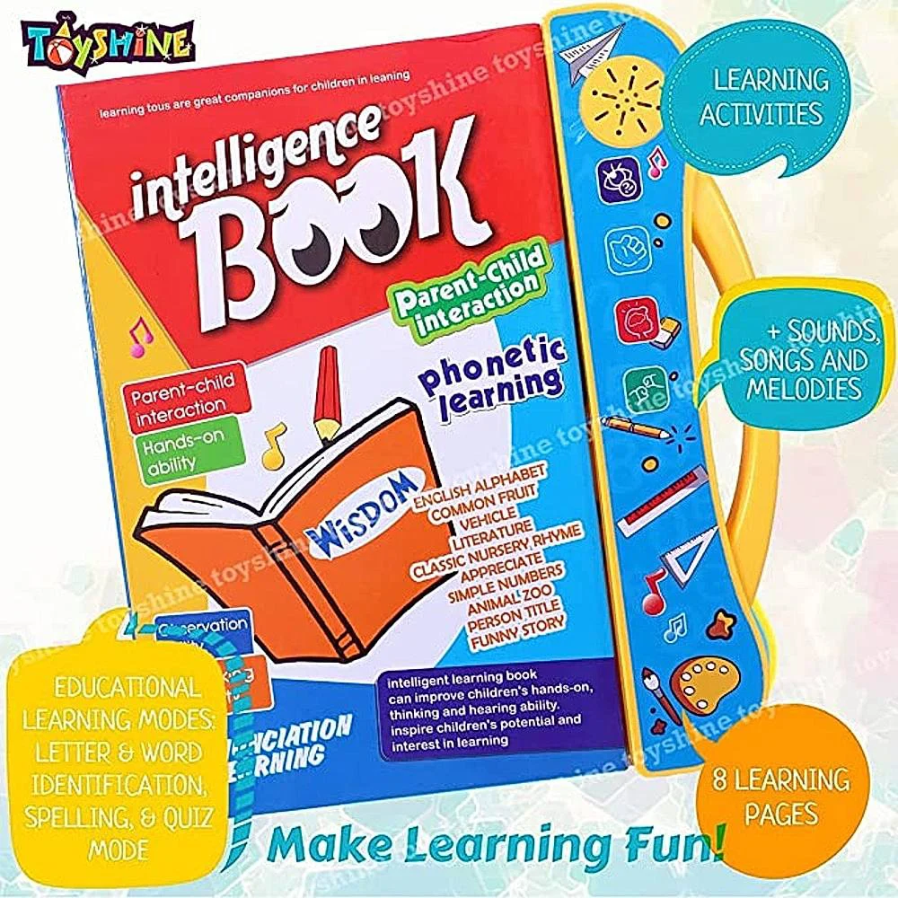Toyshine Interactive E Learning Book Musical English - Multicolour