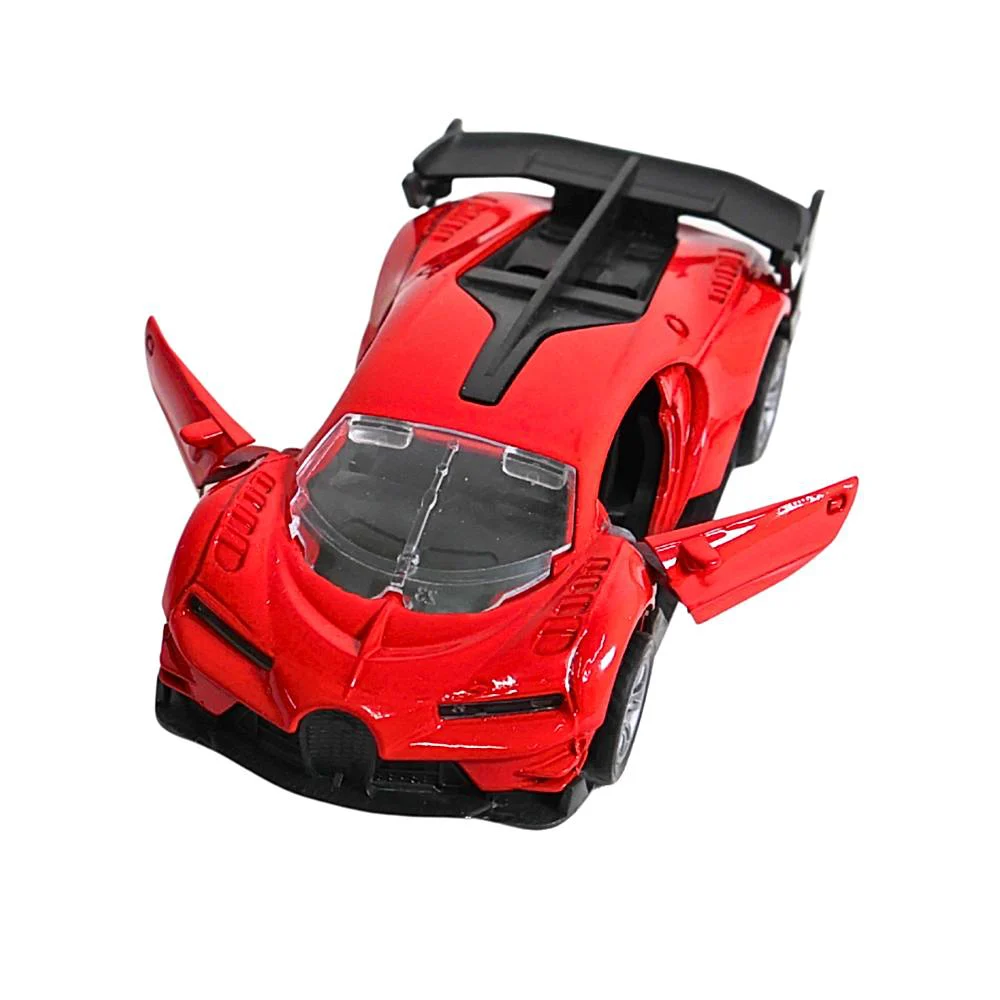 Gripz Metal Diecast Pull Back Car - Red