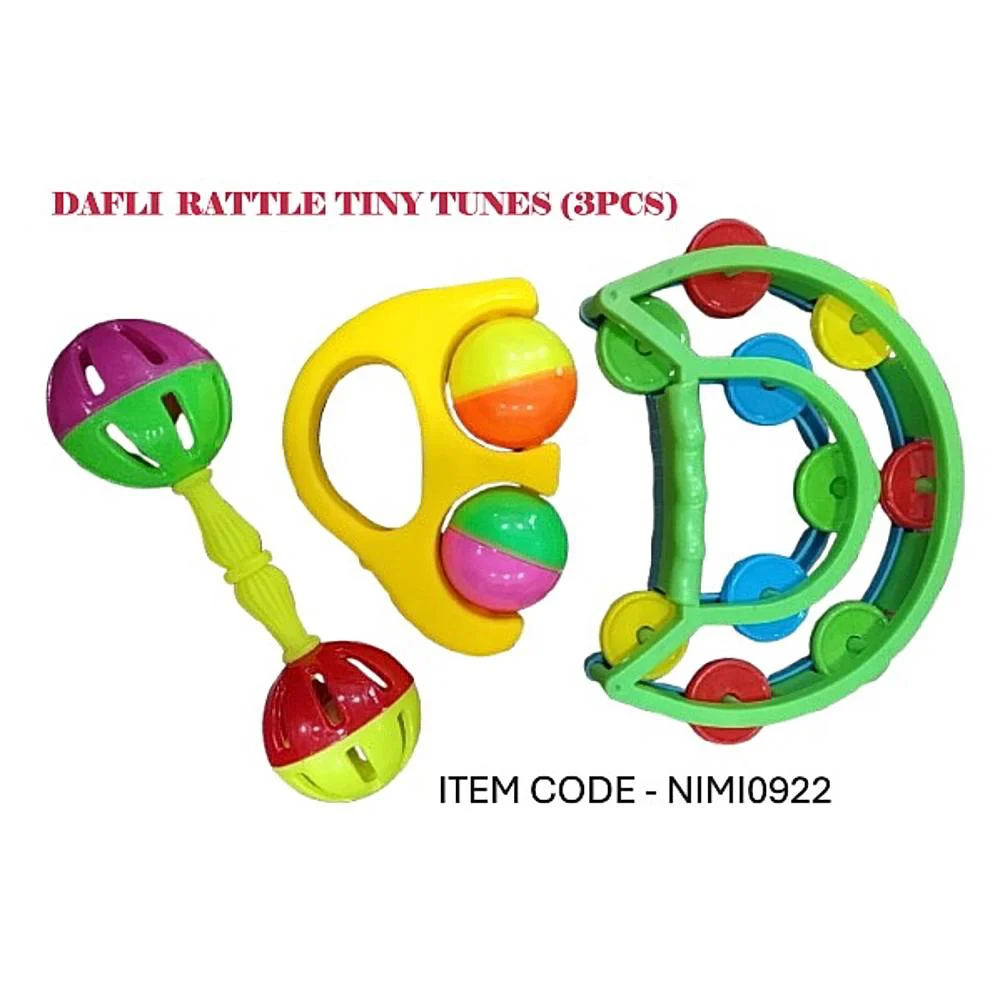 Nimi Dafli Rattle Tiny Tunes For Kids (3 Pieces)