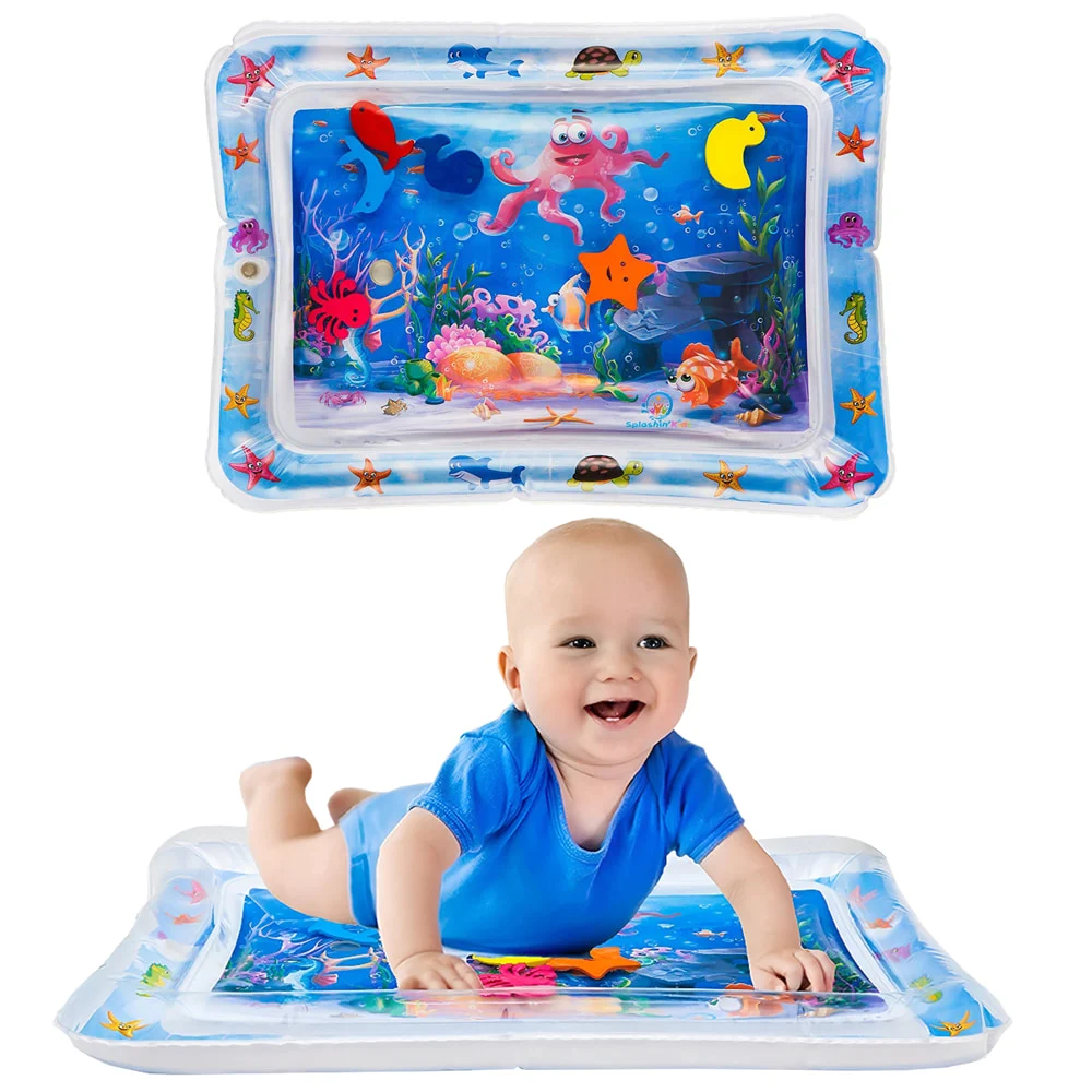 Toyshine Kids Inflatable Tummy Time Premium Water Mat - Multicolor